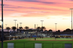 Sunset at Islanders Field