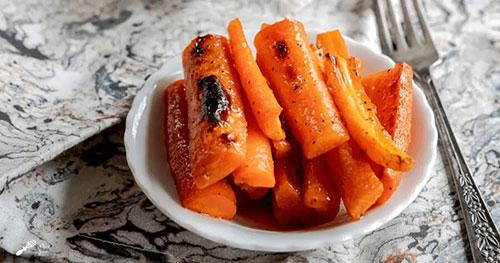 Orange Glazed Roasted Carrots
