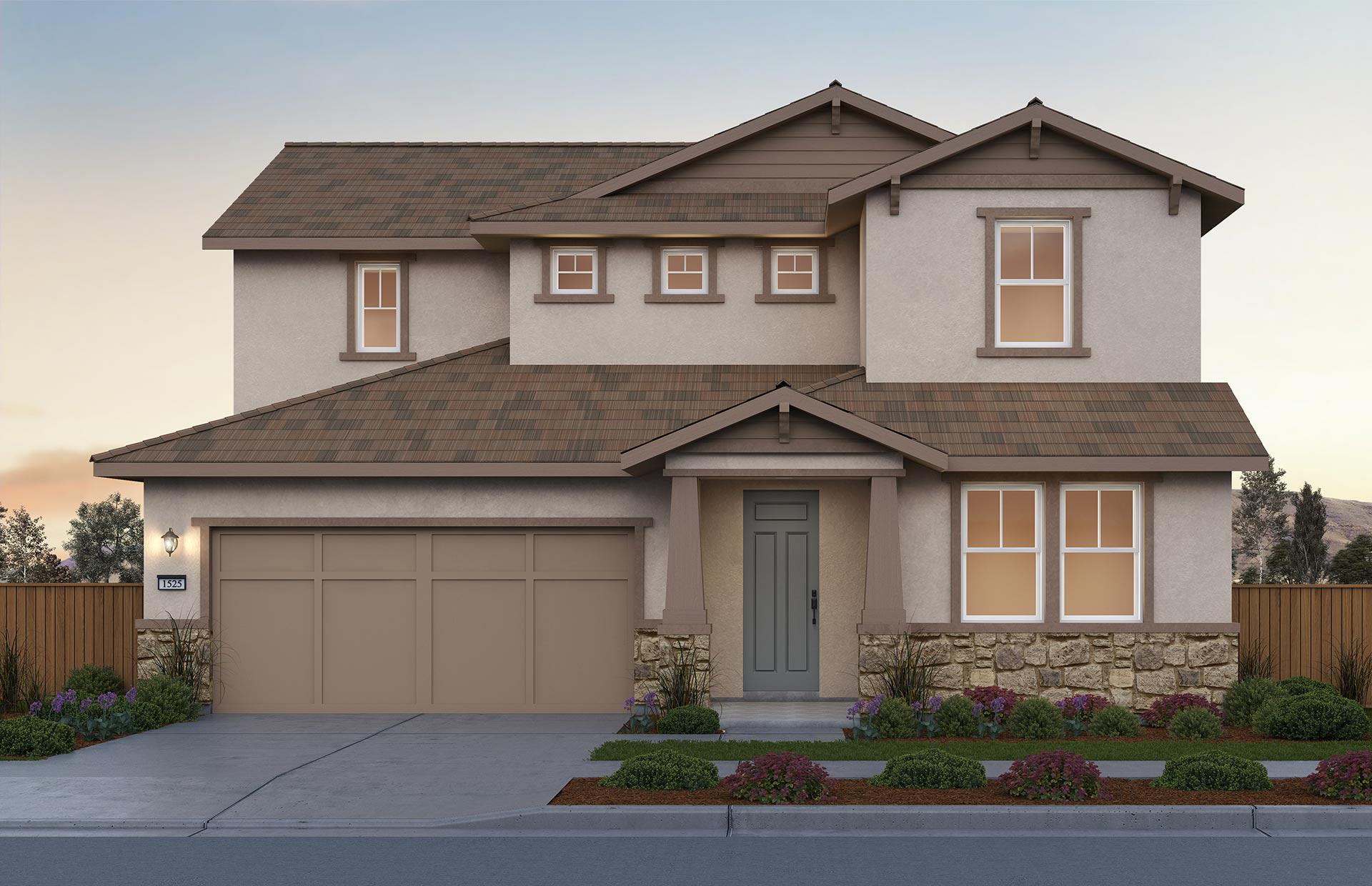 Plan 1 Home at Sunset by Pulte Homes at River Islands