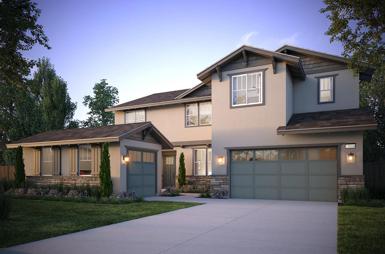 exterior of Plan 2 by Avalon at Trumark Homes at River Islands in Lathrop, CA