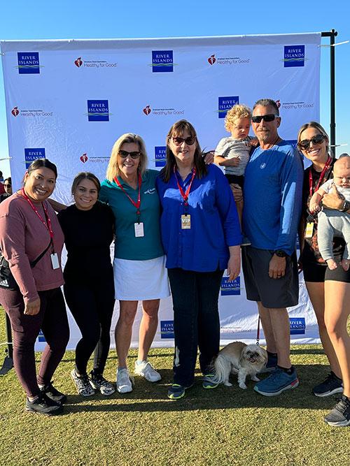 river islands team at heart and stroke walk 2023